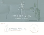 Logo et kit de marque personnalisable, ensemble de communication personnalisé avec logo préfabriqué et modifiable