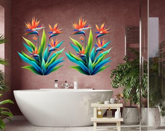 Paradiesvogel Wandtattoo