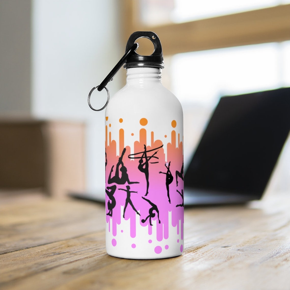 Gymnastics water bottle Gymnastics bottle Steel water | Etsy