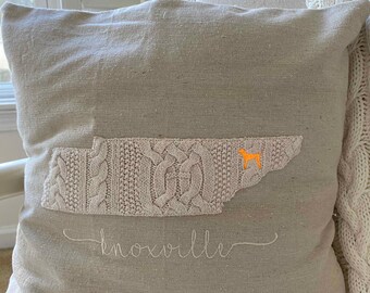 Knoxville Pillow Etsy