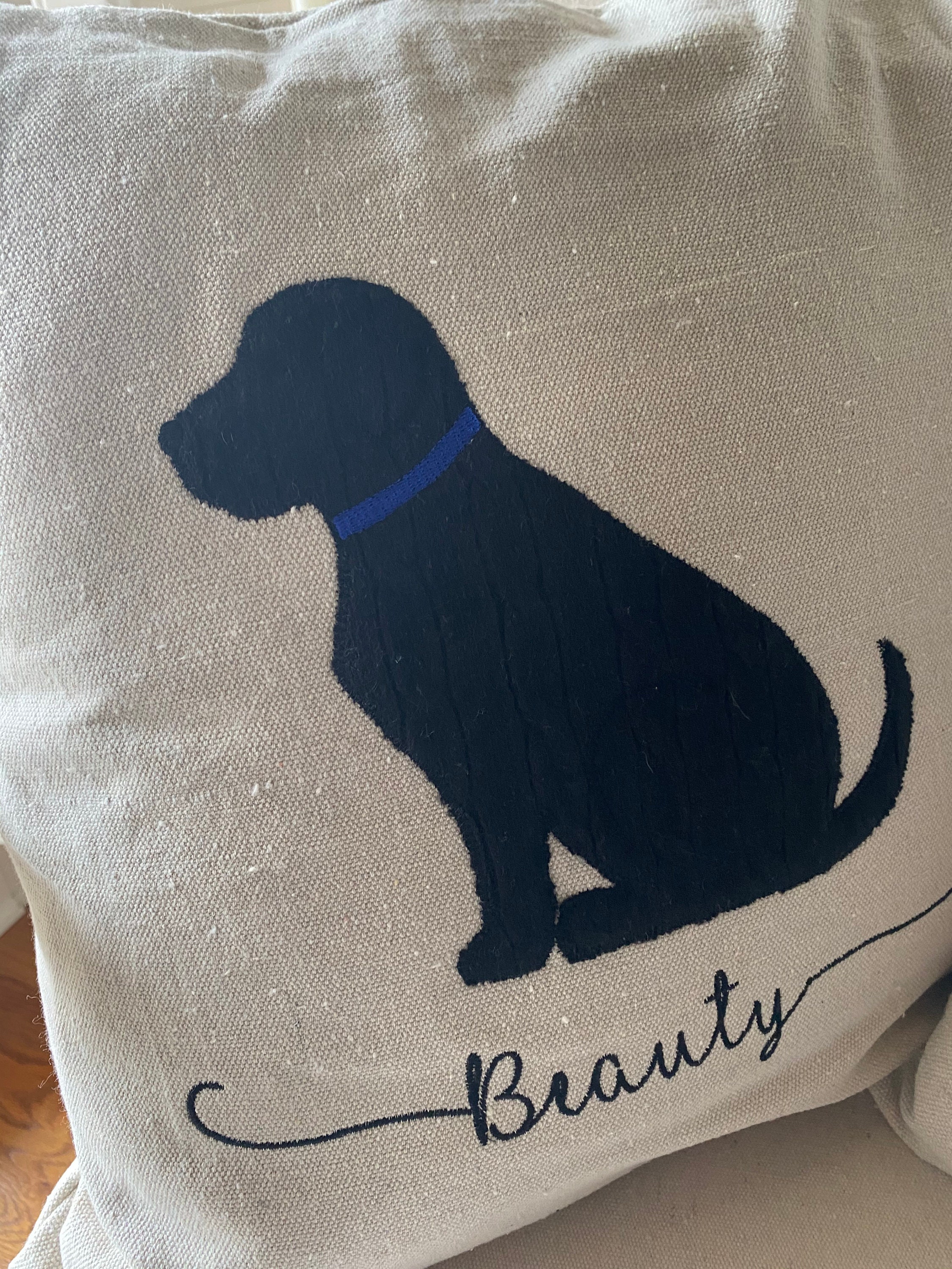 Black Lab Pillow Custom Throw Pillow Cover Gift for Pet Etsy UK