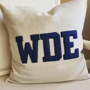 Auburn Throw Pillows, WDE, War Eagle pillow, WDE decor, Custom Dorm Decor, Auburn Graduation Gifts, Neutral Decor, War Eagle Fan, Auburn fan