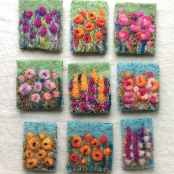 Needle Felted Brooch Etsy
