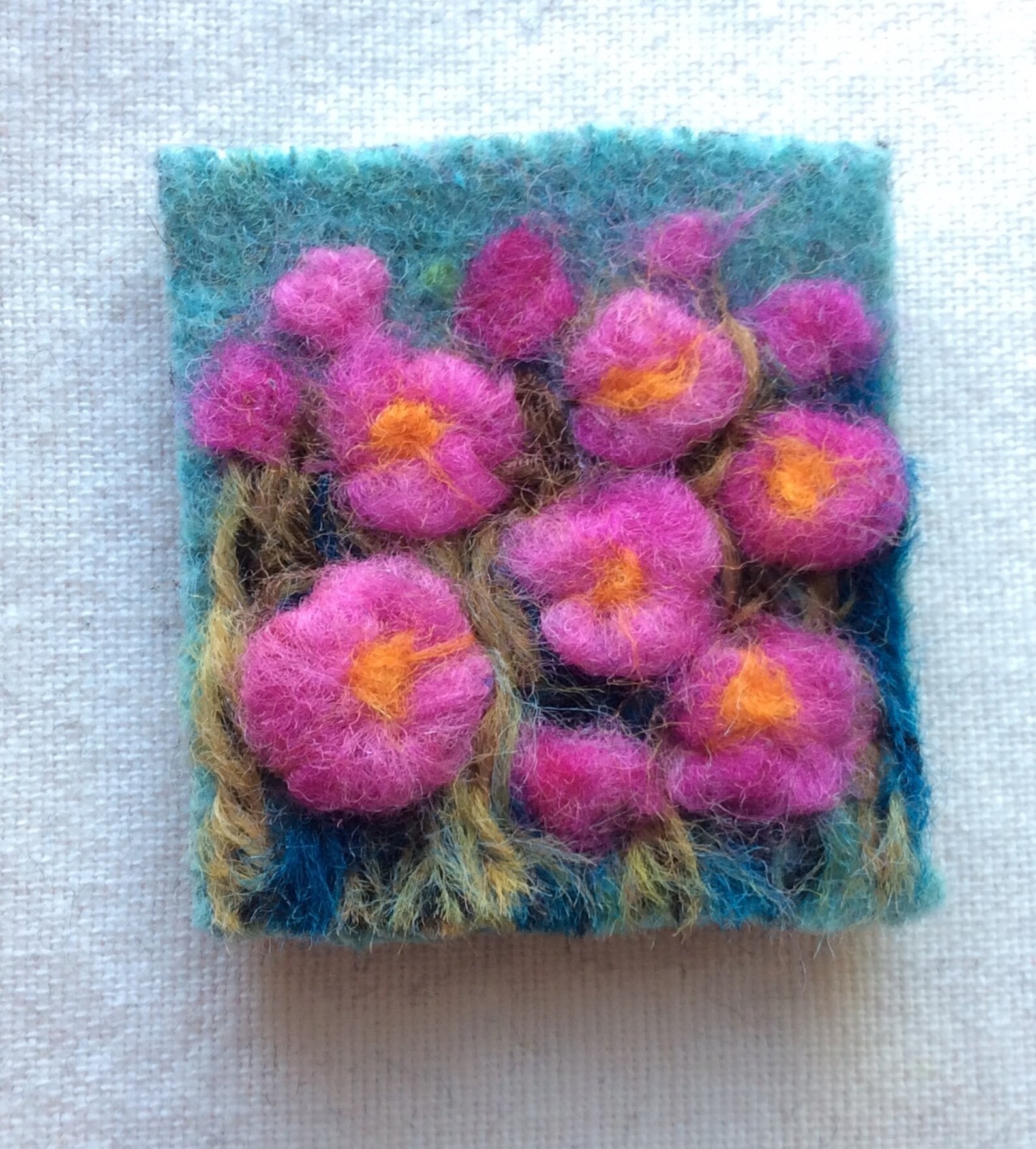 Needle Felted Brooches Handmade Etsy