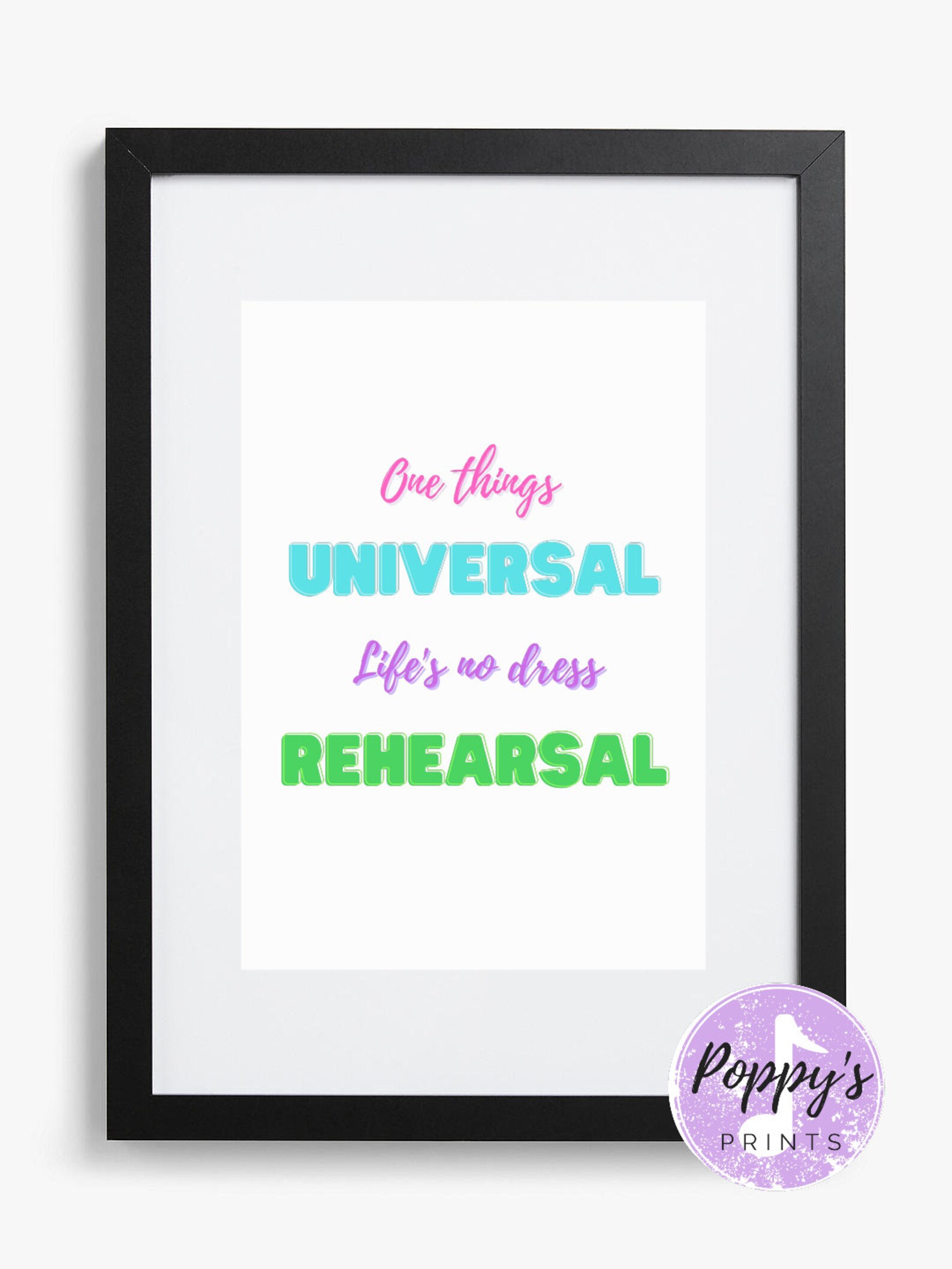 The Prom Musical Print Musical Theatre Prints Prom Quote A4 - Etsy