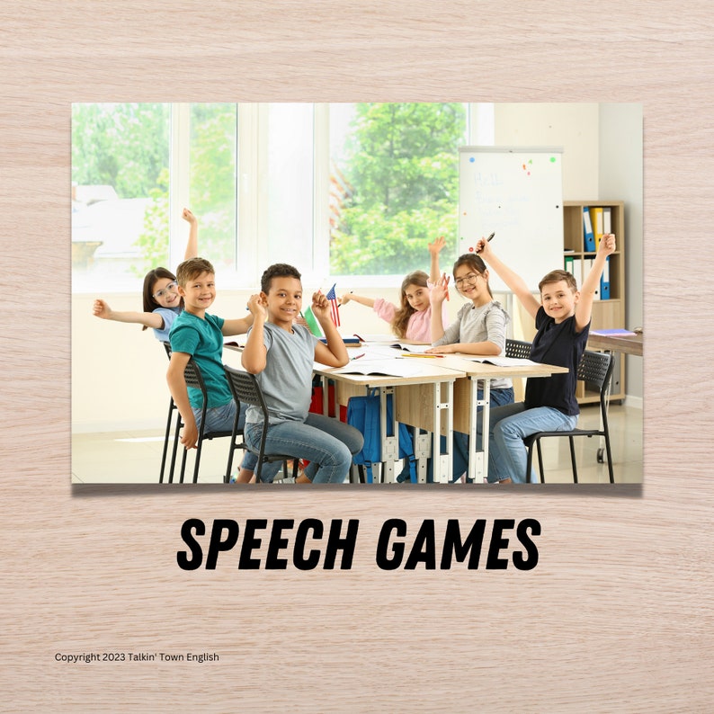 Sound Effects Game Cards 100 Fun Sound Effects for ESL Etsy