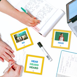 Irregular Verb Flashcards: ESL Learning, Photo Flashcards (Digital Download) image 5