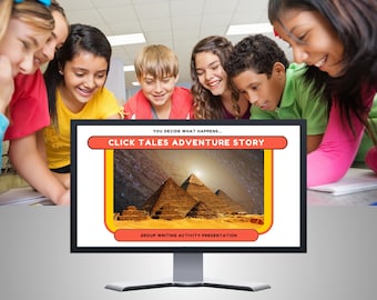 Write and Choose Your Own Adventure Story Template: Creative Writing Activity (Digital Download)