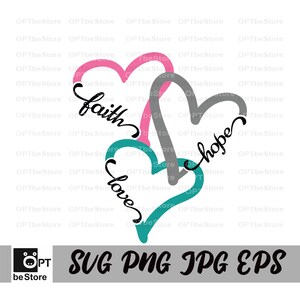 Free Free 236 Faith Hope Love Heart Svg SVG PNG EPS DXF File