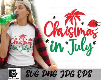 When Is Christmas In July 2022 Celebration On Etsy Christmas In July Svg | Etsy