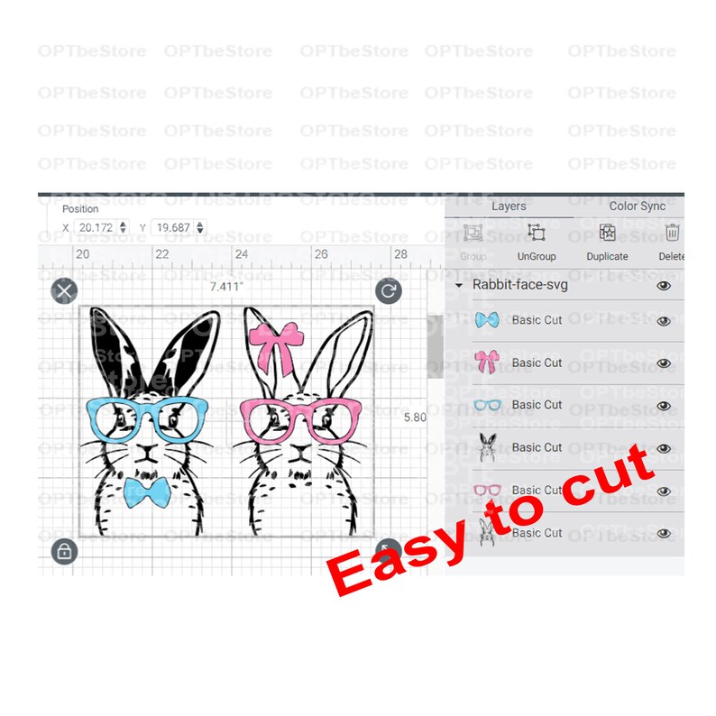 Free Free Bunny Face With Glasses Svg 36 SVG PNG EPS DXF File
