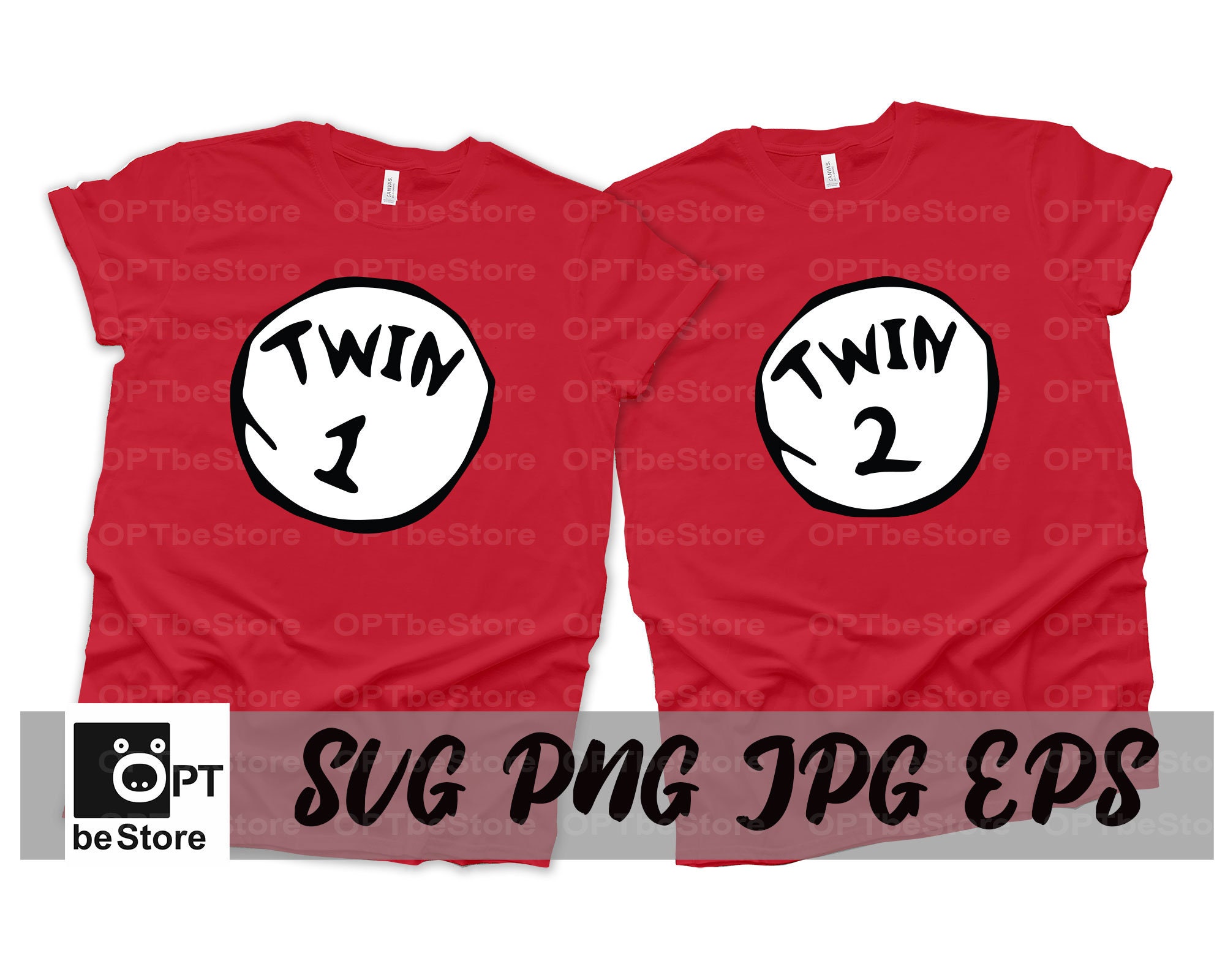 Twin 1 Twin 2 SVG Thing 1 Thing 2 svg Thing family svg | Etsy