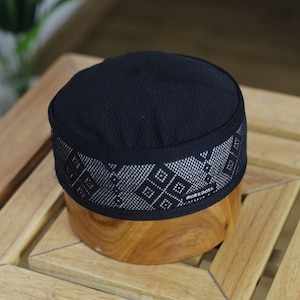 Mens kufi prayer hat, skullcap, muslim hat, kupiah Rafiq series