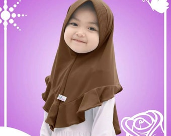 0-4 years Baby hijab or children hijab  yuki daily series mocca