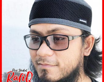 Mens kufi prayer hat, skullcap, muslim hat, kupiah Rafiq series
