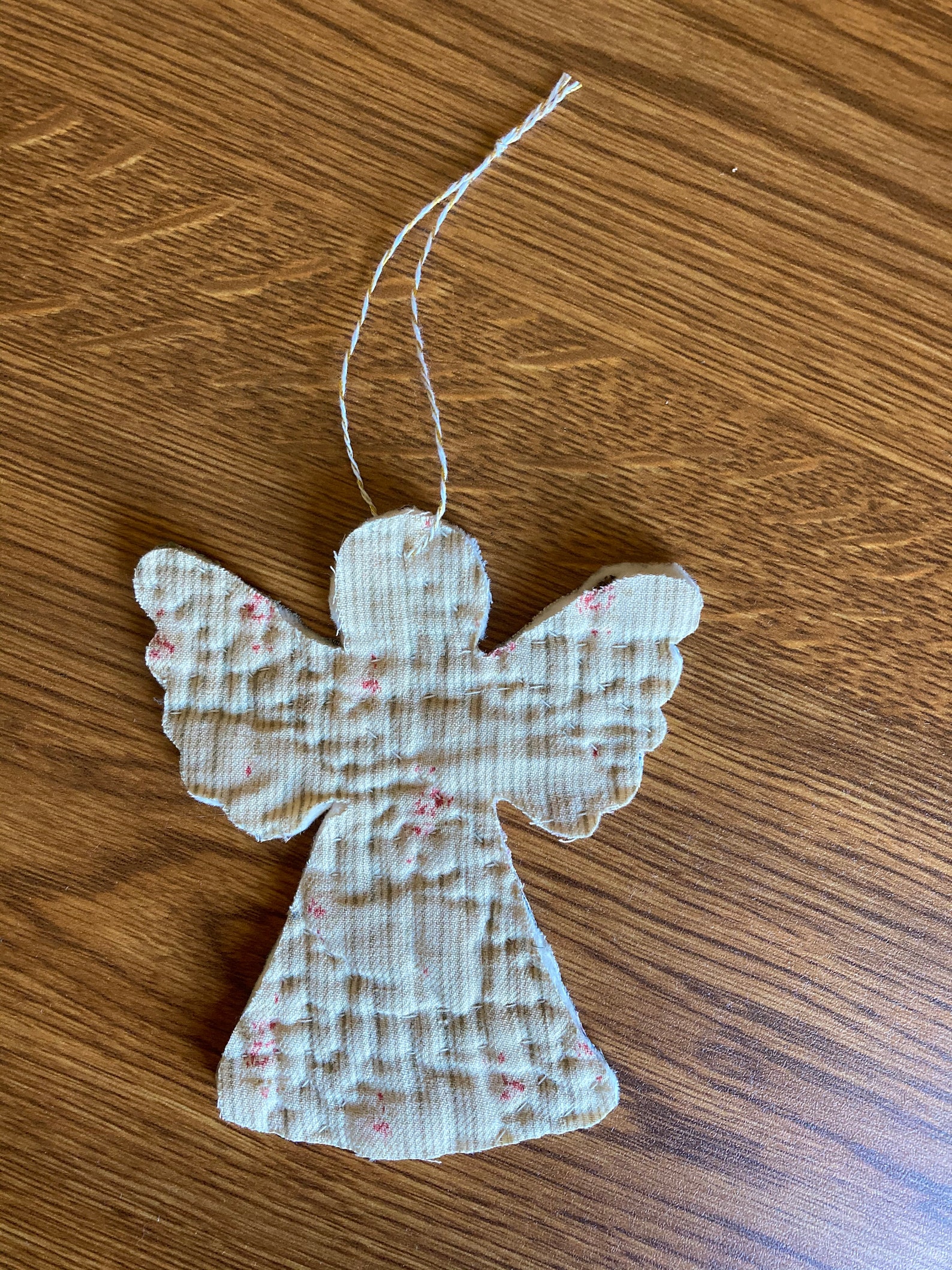 Vintage Cutter Quilt Angel Christmas Ornament Quilted Gift Etsy