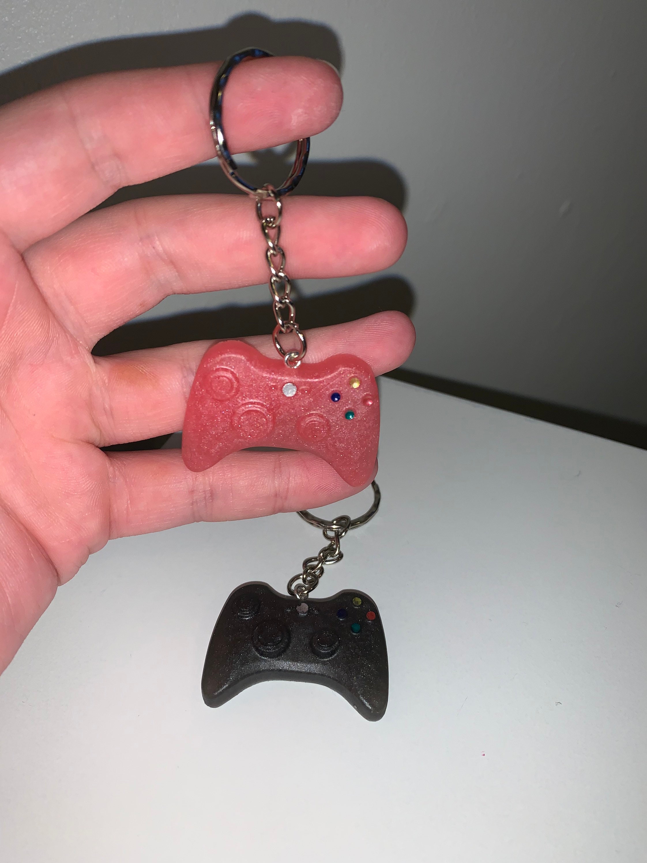 Games controller Keyring gamers Keyring gamer gifts Etsy