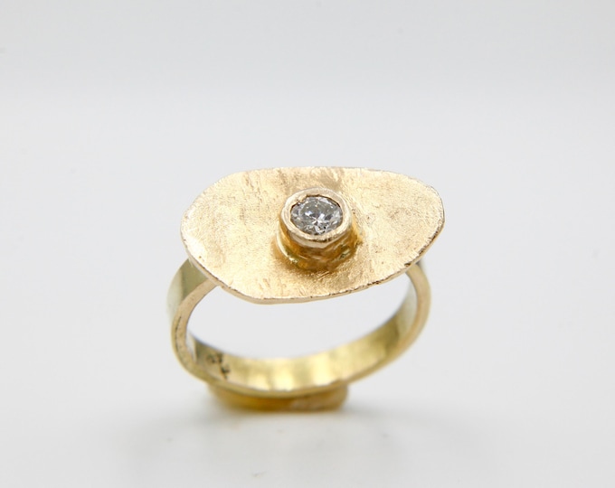 14K Gold Diamond Ring – Engagement Ring