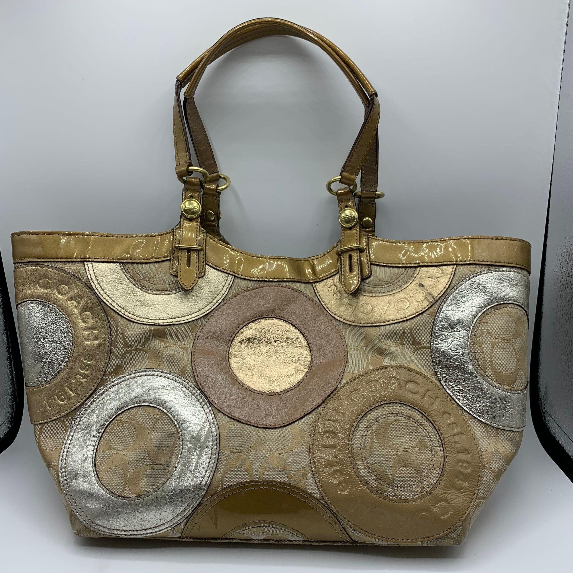 Vintage Coach Signature Collection Purse Tote L1093F16180 Etsy