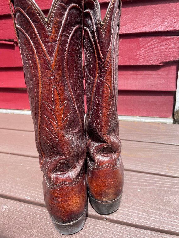 Vintage Lucchese Cowboy Boots Gem