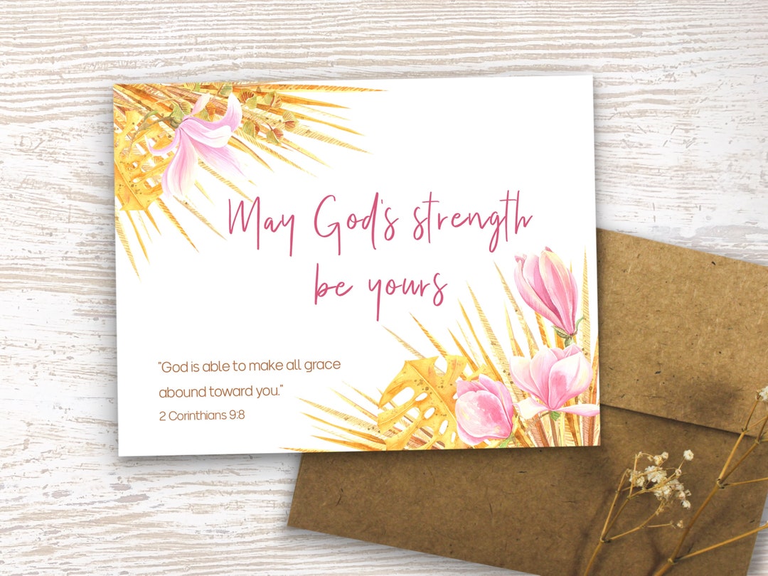 Encouragement Card| Comfort Cards| Greeting Cards With Scripture ...
