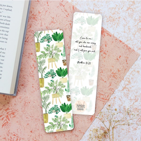 Botanical Bookmark Etsy