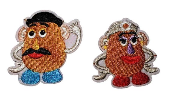 Herr Und Frau Kartoffel Kopf 225 Zoll Groß Bestickt Eisen Auf | Etsy