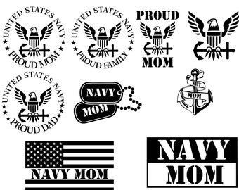 Download Navy Mom Svg Etsy