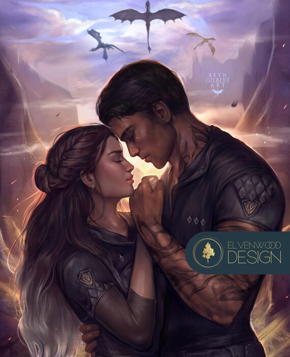 Violet and Xaden - Etsy