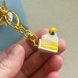 Handmade Lemon Meringue Pie Purse Charm