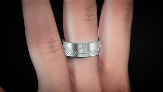 Retro Sonic the Hedgehog Green Hill Zone Ring Classic Sonic