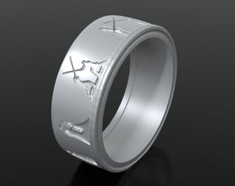Skywalker Saga Ring, Star Wars Ring, Star Wars Jewellery, Movie Ring, regalo de cumpleaños para él, regalo de boda, regalo de compromiso, anillos de hombre