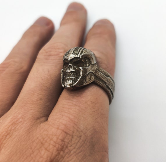 Thanos Skull Ring Marvel Ring Marvel Jewellery Movie Ring 3D