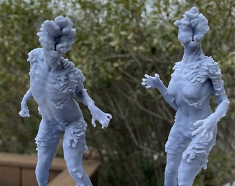 Clicker Infected Male and Female, The Last of Us 2 - 3D Resin Printed Statue