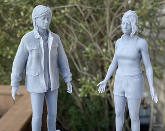 Farm Ellie & Dina, The Last of Us 2 - 3D Resin Printed Statues