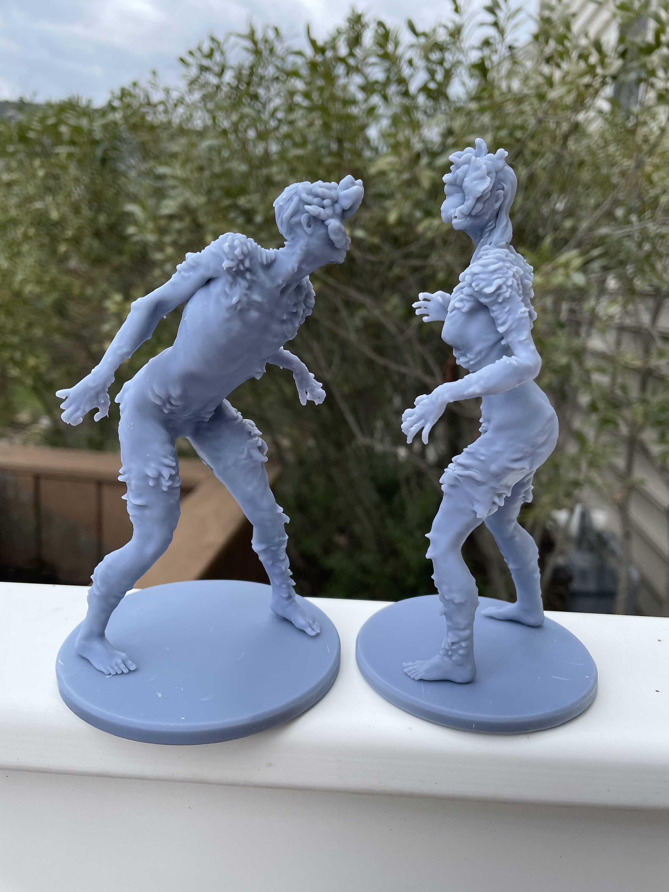 Clicker Infected Male and Female the Last of Us 2 3D Resin 