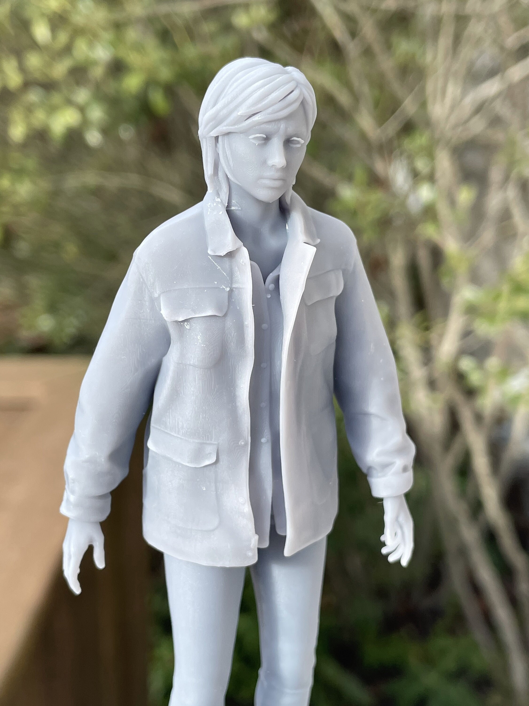 Ellie Seattle Figurine the Last of Us 2 3D Resin Printed 