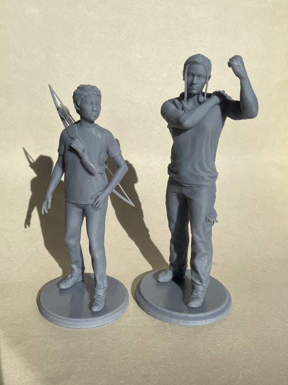 Farm Ellie & Dina the Last of Us 2 3D Resin Printed Statues 