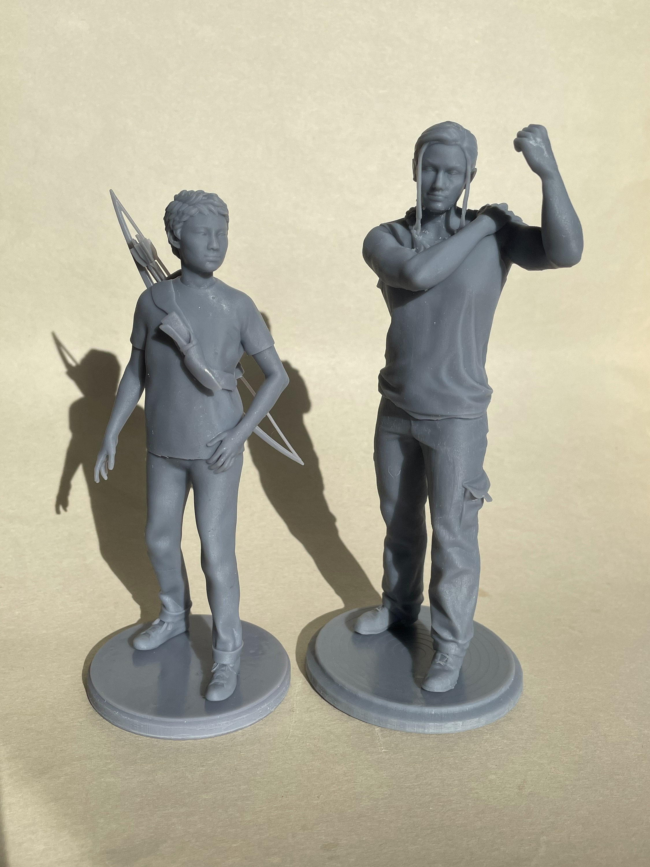 Ellie Seattle Figurine the Last of Us 2 3D Resin Printed 