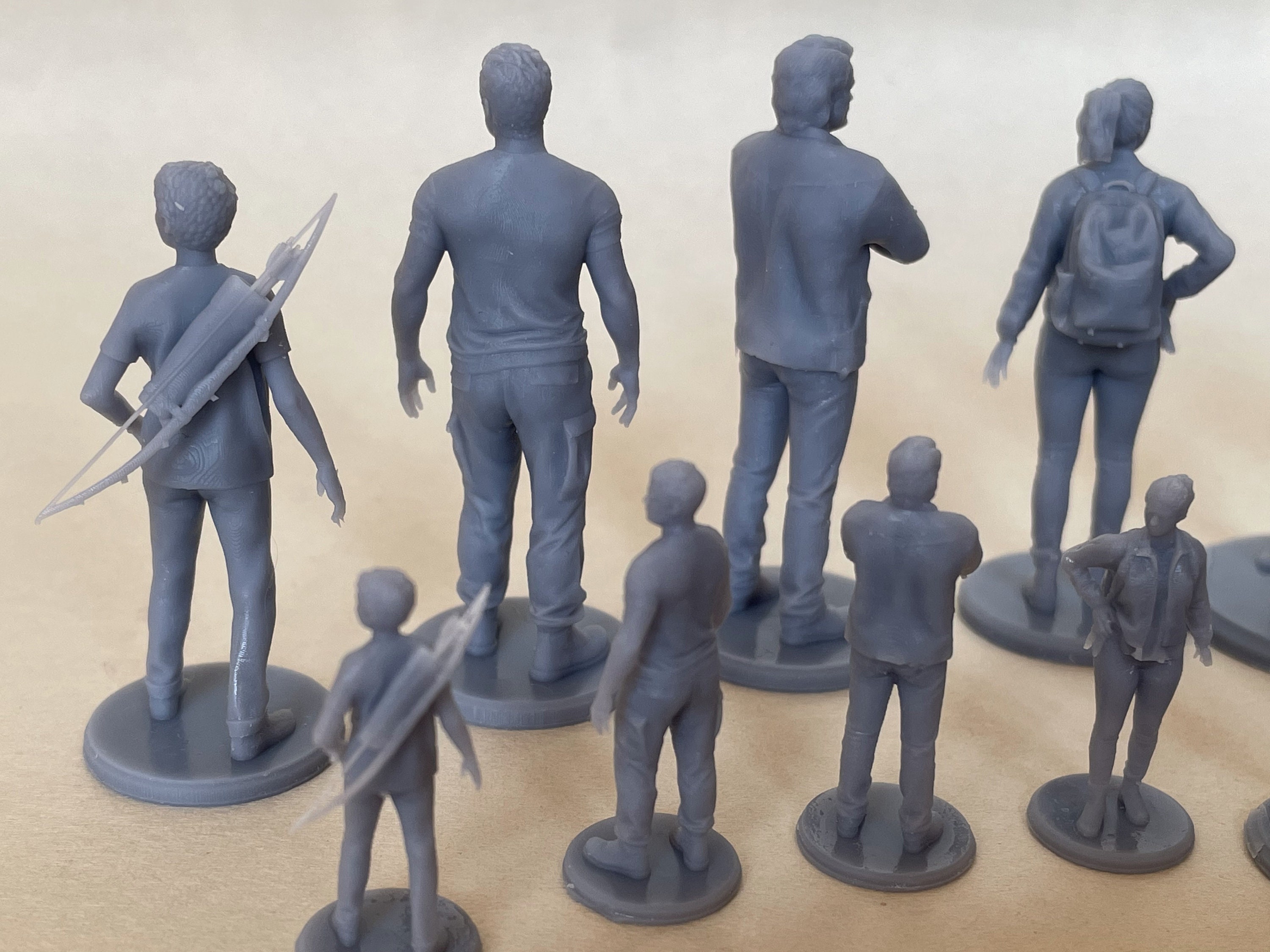 Miniature 50mm & 30mm TLOU Resin Figures the Last of Us Part Etsy UK