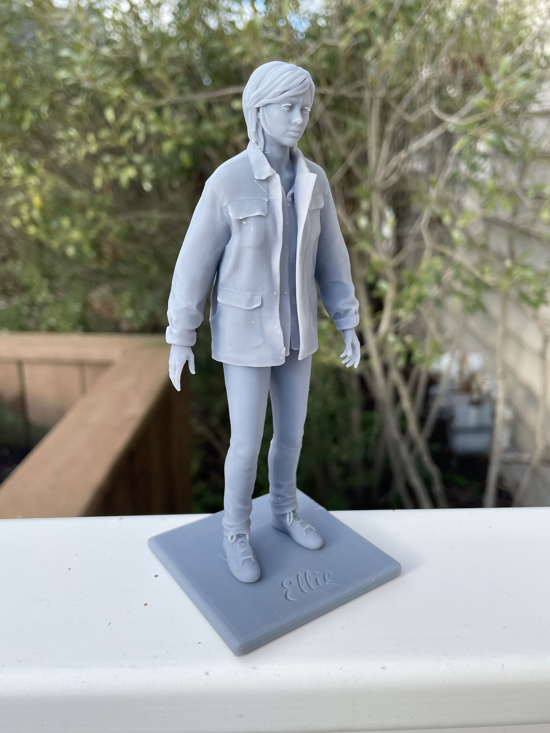 Ellie Seattle Figurine the Last of Us 2 3D Resin Printed 