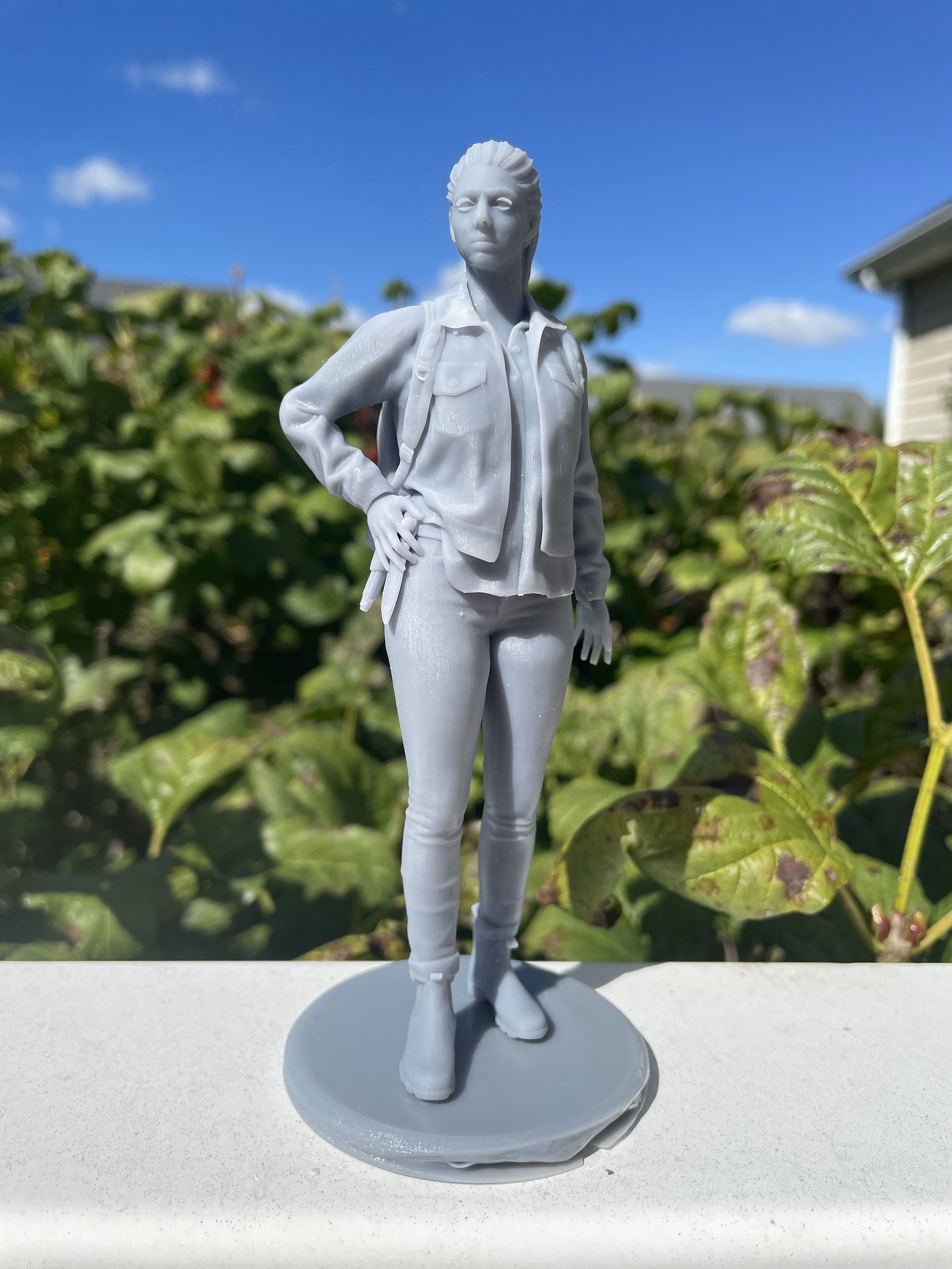 Dina Seattle Figurine the Last of Us 2 3D Resin Printed 