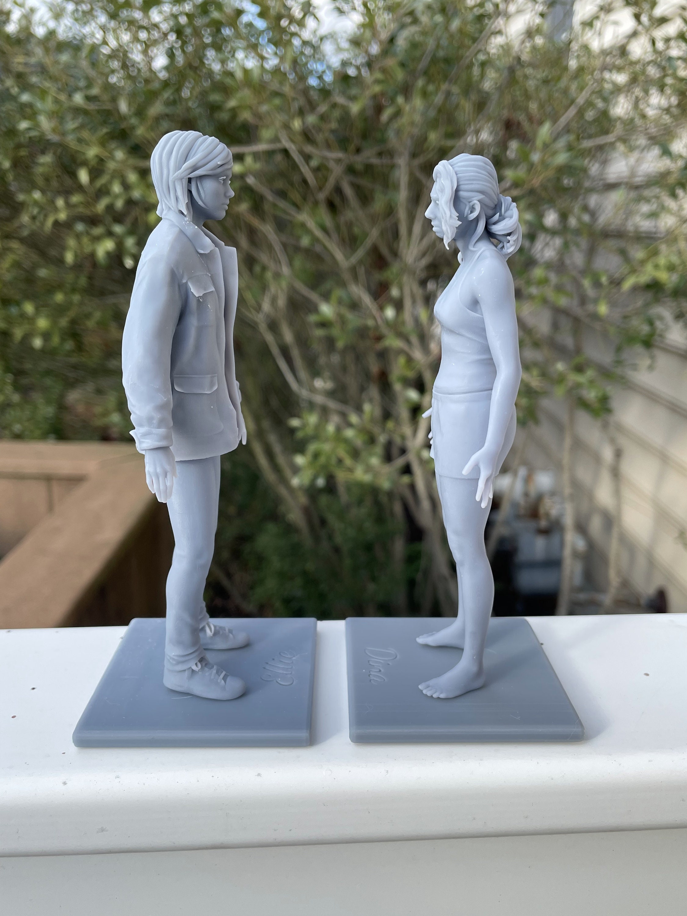 Ellie Seattle Figurine the Last of Us 2 3D Resin Printed 