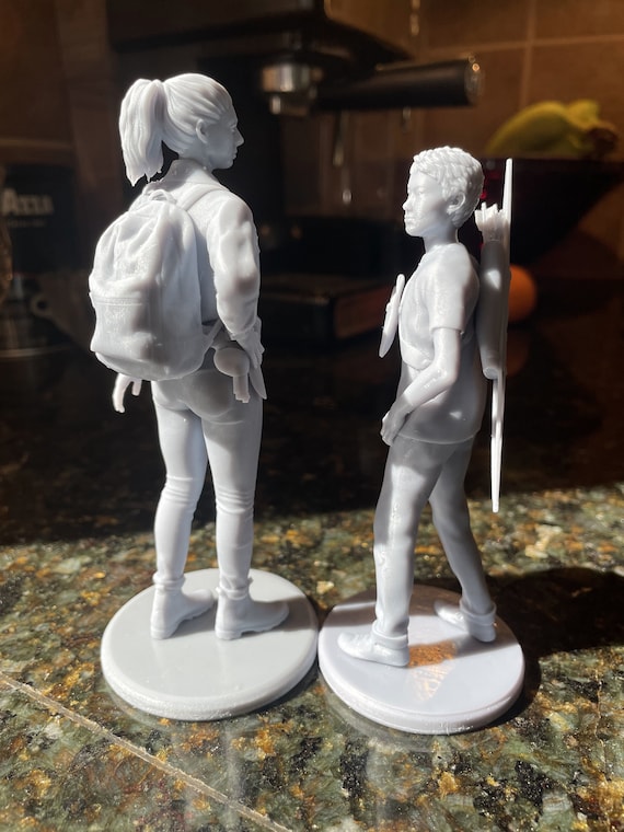 Ellie Seattle Figurine the Last of Us 2 3D Resin Printed 