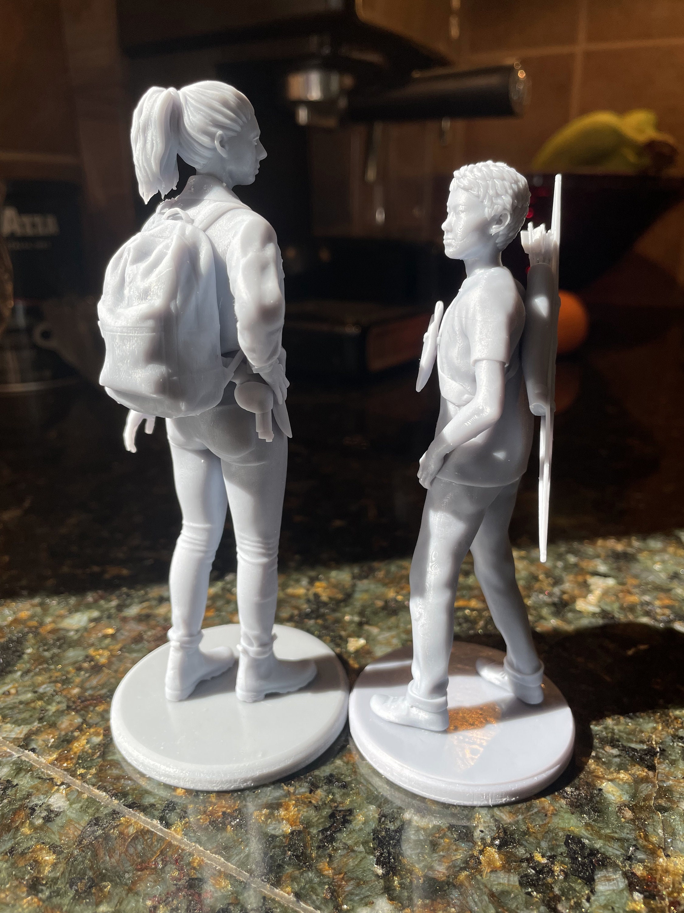 Farm Ellie & Dina the Last of Us 2 3D Resin Printed Statues 