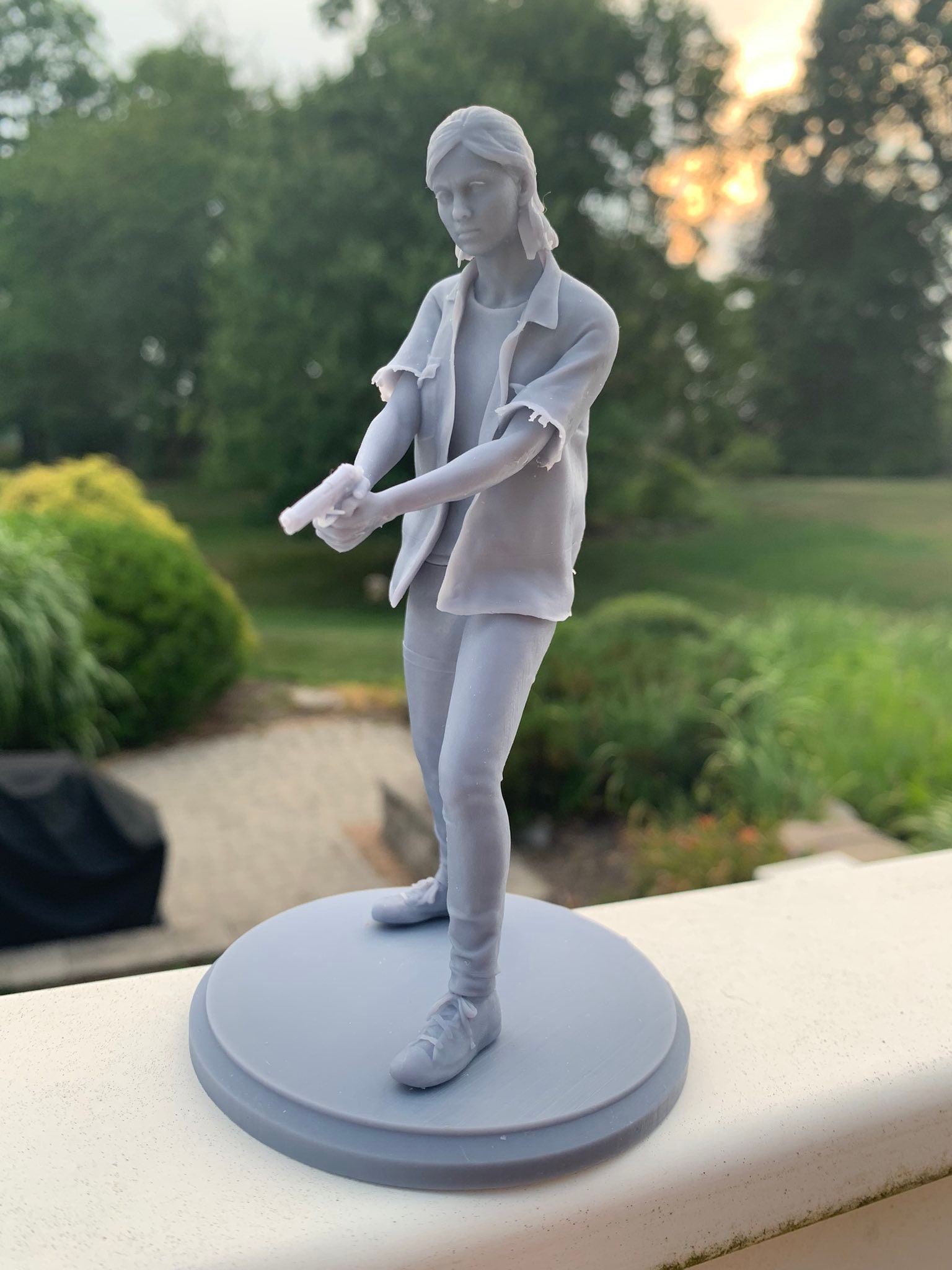 Ellie Seattle Figurine the Last of Us 2 3D Resin Printed 