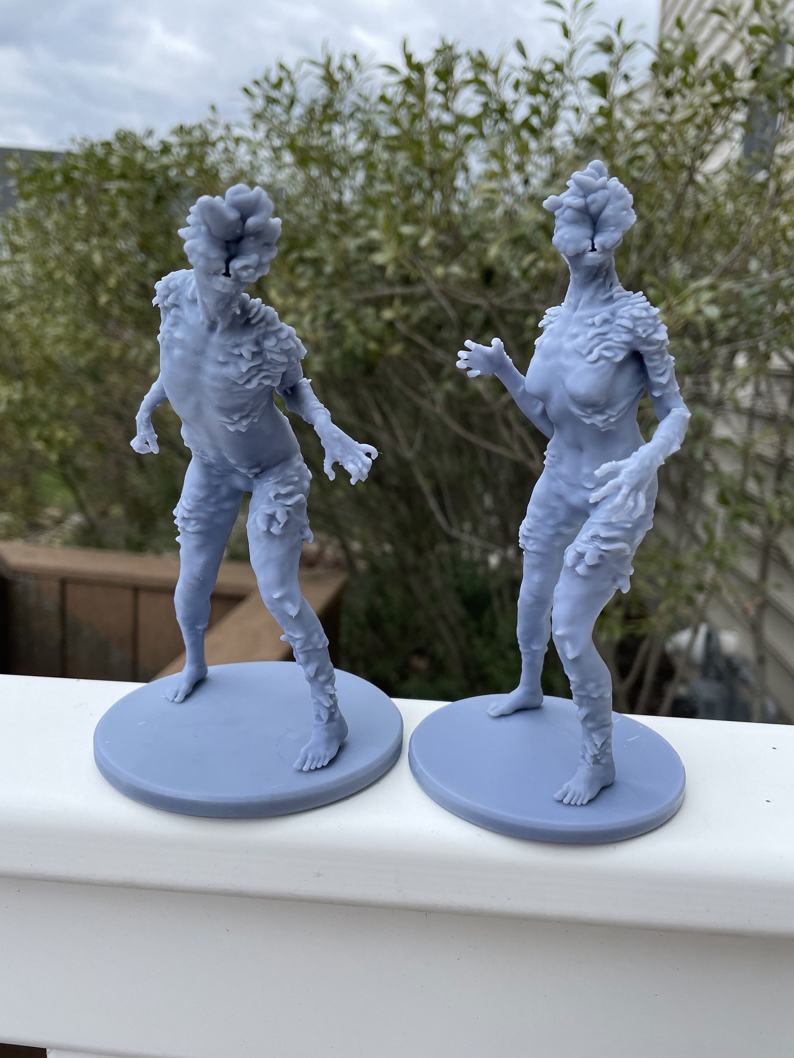Clicker Infected Male and Female the Last of Us 2 3D Resin Etsy