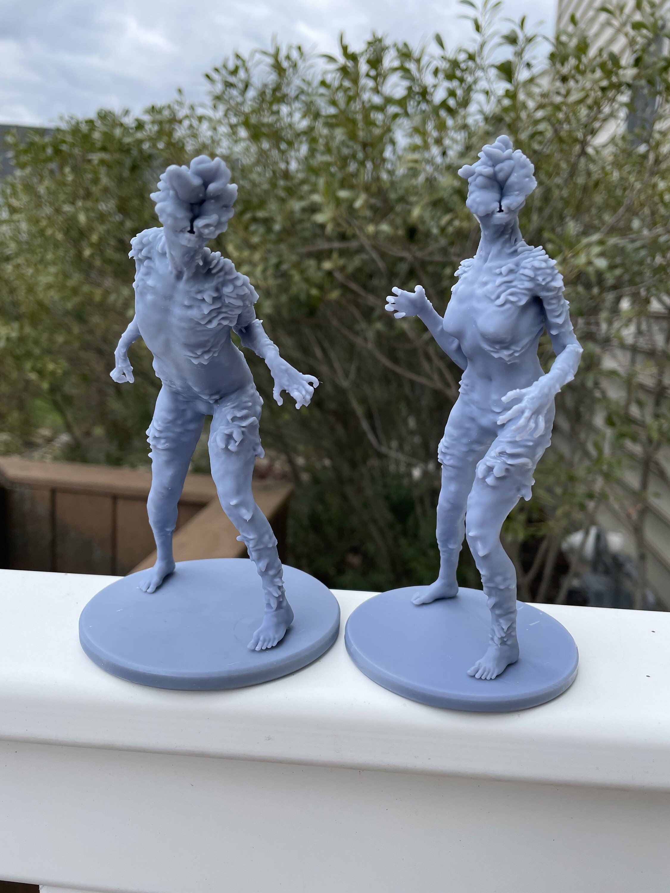 Clicker Infected Male and Female the Last of Us 2 3D Resin 