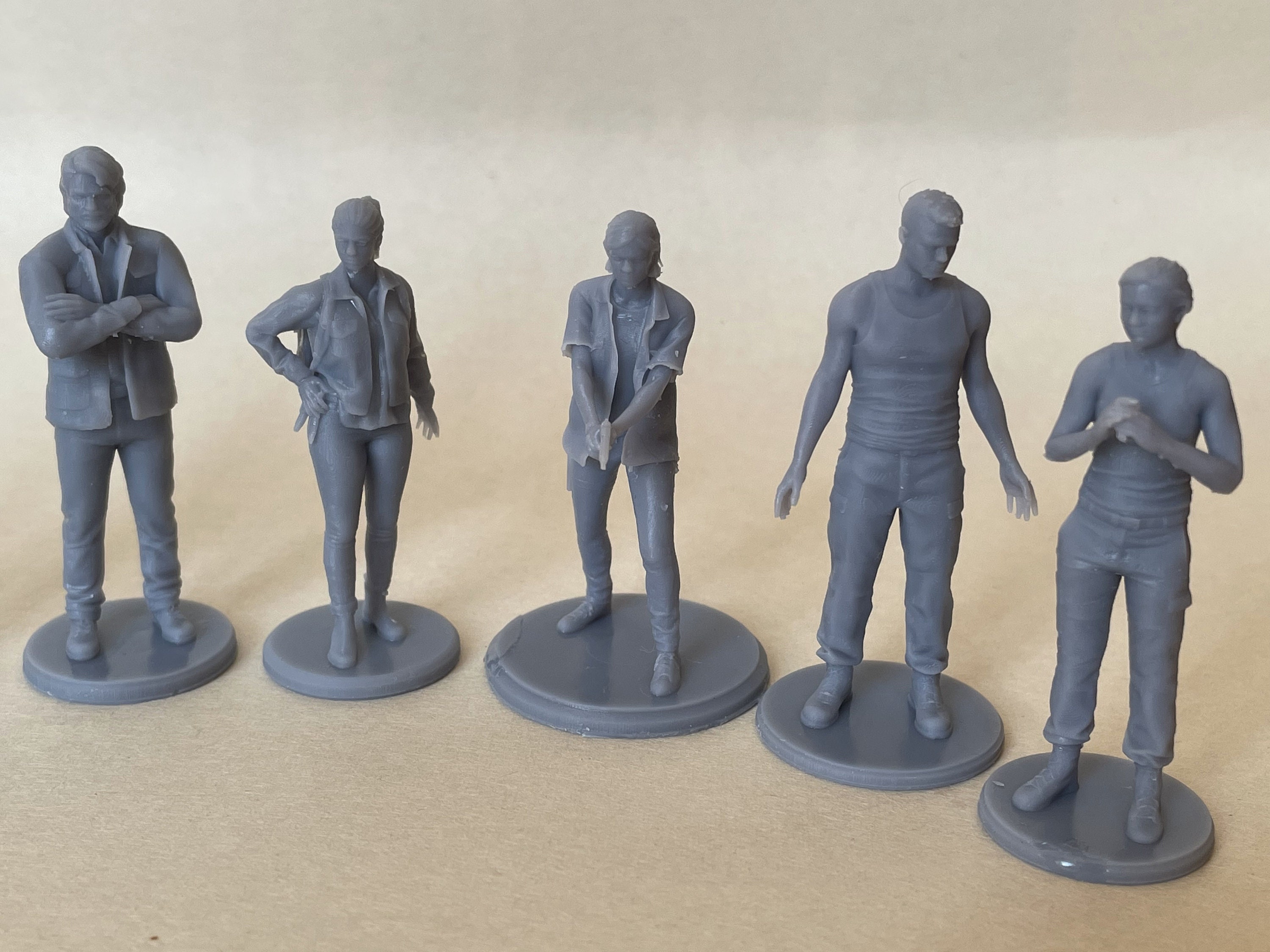 Miniature 50mm & 30mm TLOU Resin Figures the Last of Us Part Etsy UK