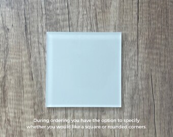 Square Sublimation Blank 3.76"- With square or rounded corners – Sublimation Acrylic Blank - Sublimation - Acrylic - Blank - Square Blank